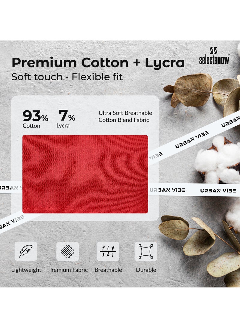 Selecta Now Women's Urban Vibe Printed Workout Tank Top Sleeveless Red T-Shirt for Gym, Yoga, and Sports Stretchy Contrast Piping Athletic Top For Ladies - Image 2