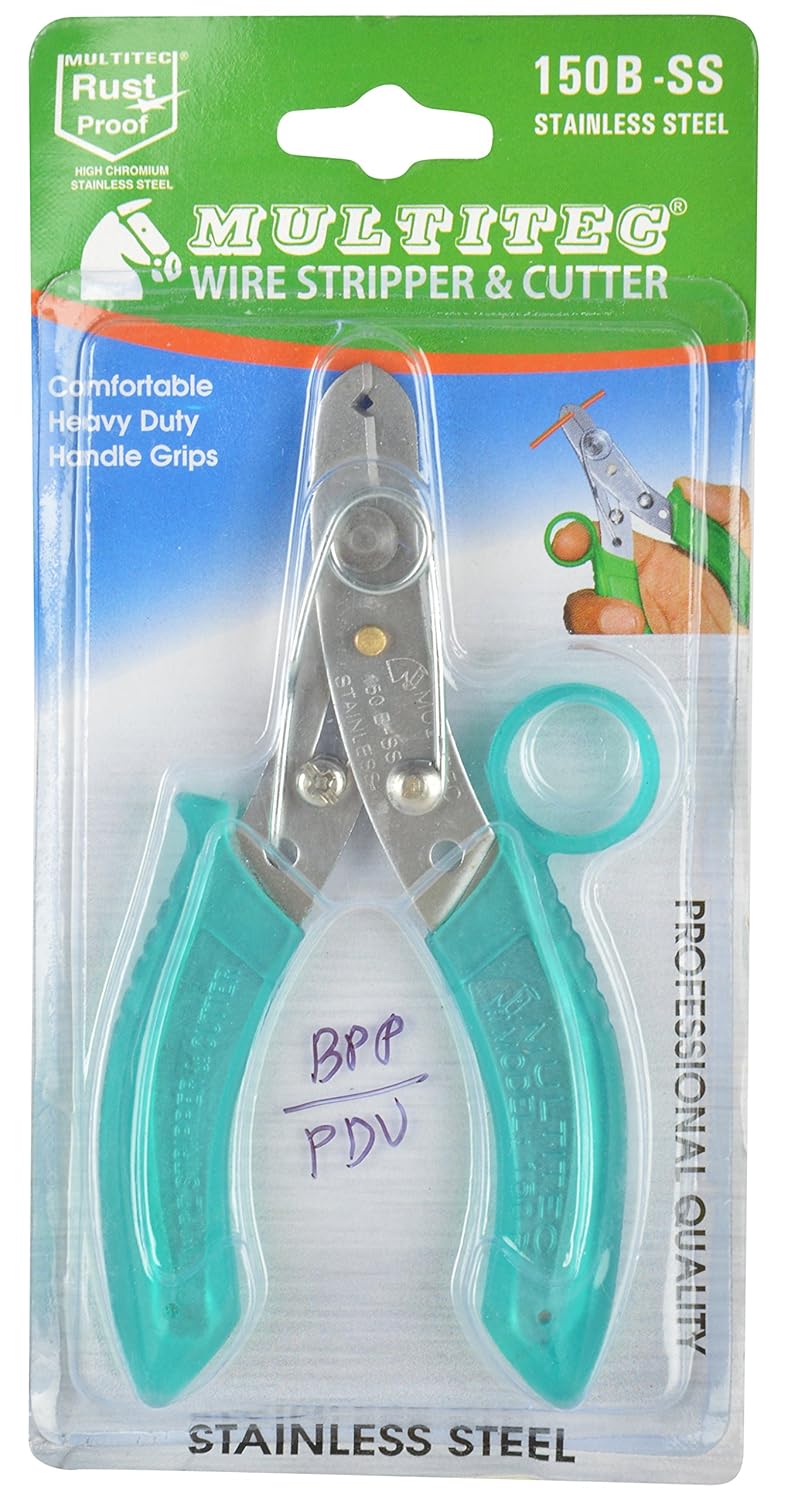 Multitec Wire Stripper and Cutter Green Stainless Steel - Image 3