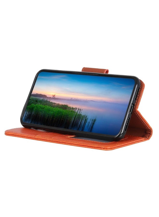 For Sony Xperia Ace II Nappa Texture Horizontal Flip Leather Case with Holder & Card Slots & Wallet(Orange)
