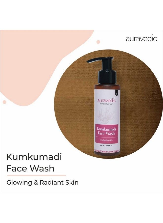 Auravedic Kumkumadi Face Wash With Kumkumadi Tailam Kumkumadi Face Oil For Glowing Skin Paraben Free Face Wash Men Women 100Ml - Image 3