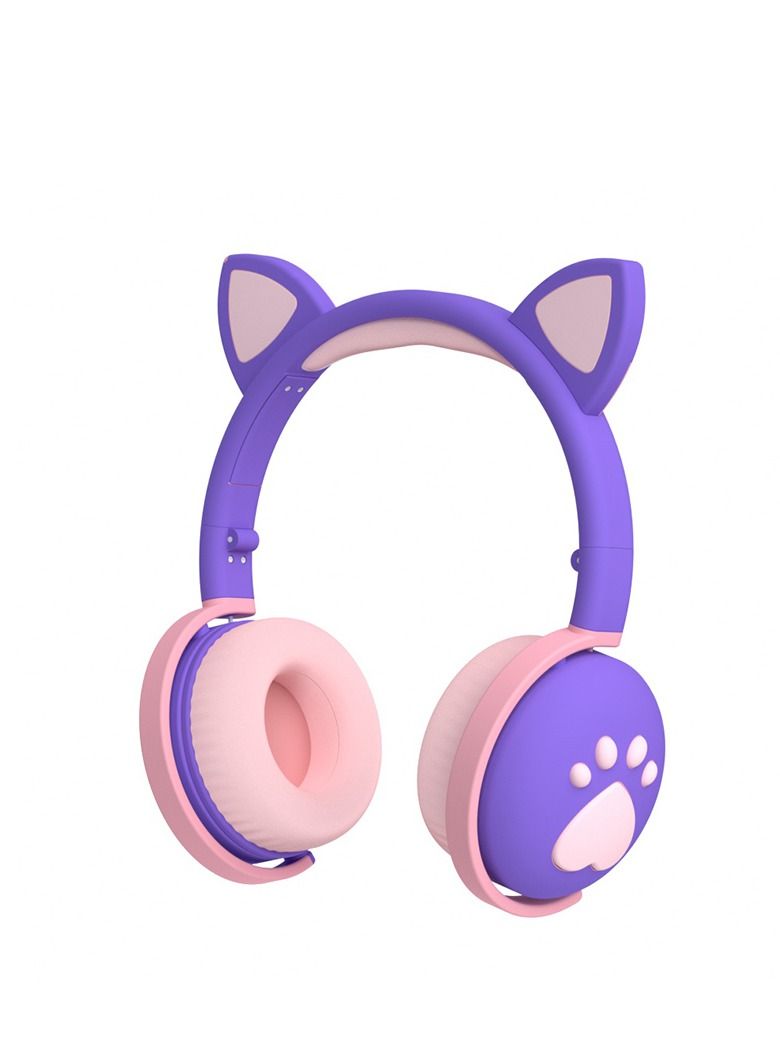 GULFLINK Bluetooth Wireless Headphones for Kids Teens Adults Purple - Image 1
