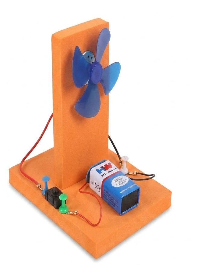 ESPtronics DIY Windmill Working Model Kit with for School Science Project STEM Physics Experiment Educational Toy - Image 1
