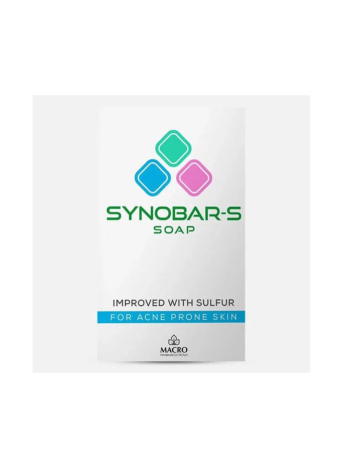 سينوبار صابونة ساينوبار اس للبشرة المعرضة للحبوب 100جم - Image 1