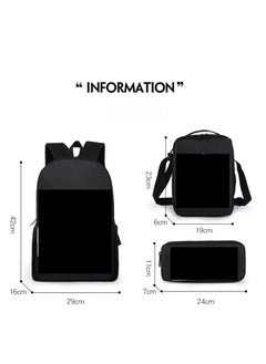 ROBLOX 3 Pcs Set Roblox Bags Backpack School Bag Lunch Bag Pencil Case Anime Backpack Gaming Peripherals  - Image 2