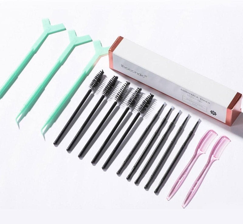 Brow Lamination Eyelash Lifting Kit Eyebrow Long Lasting Fuller Brow Perm Shaping Styling Kit with Cotton Swab Tool with Styling Stick Starter Kit - Image 4