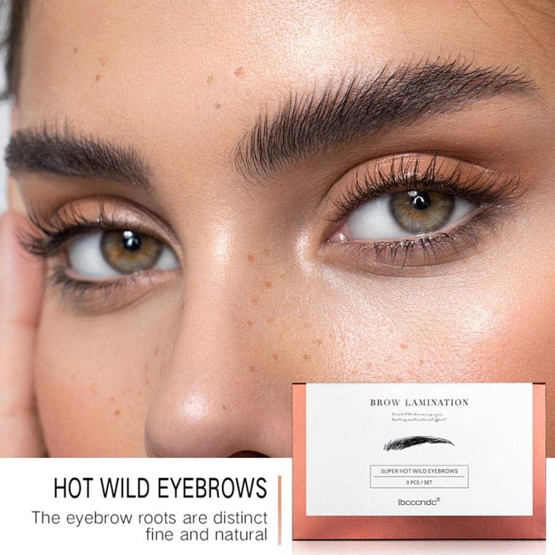 Brow Lamination Eyelash Lifting Kit Eyebrow Long Lasting Fuller Brow Perm Shaping Styling Kit with Cotton Swab Tool with Styling Stick Starter Kit - Image 3