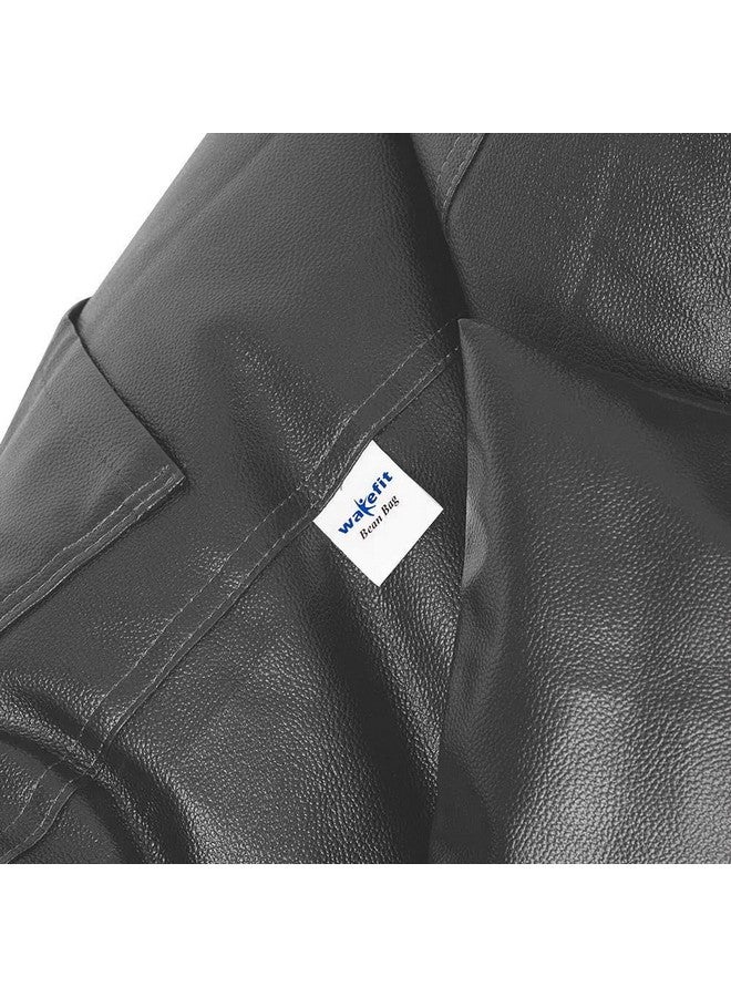 Wakefit Wakefit Bean Bag Cover 4XL | 3 Months Warranty | Leatherette Bean Bag Without Beans | Grey  - Image 5