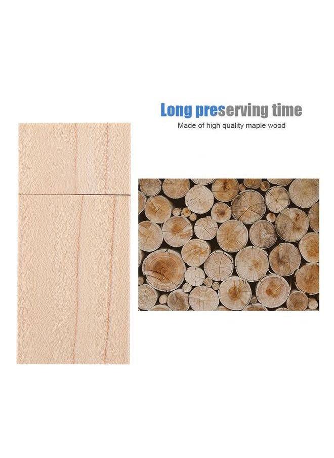 Thoraya - USB 2.0 Custom Primitive Simplicity Maple Wood USB Square Box U Disk Flash Pen Drive (32G) - Image 1