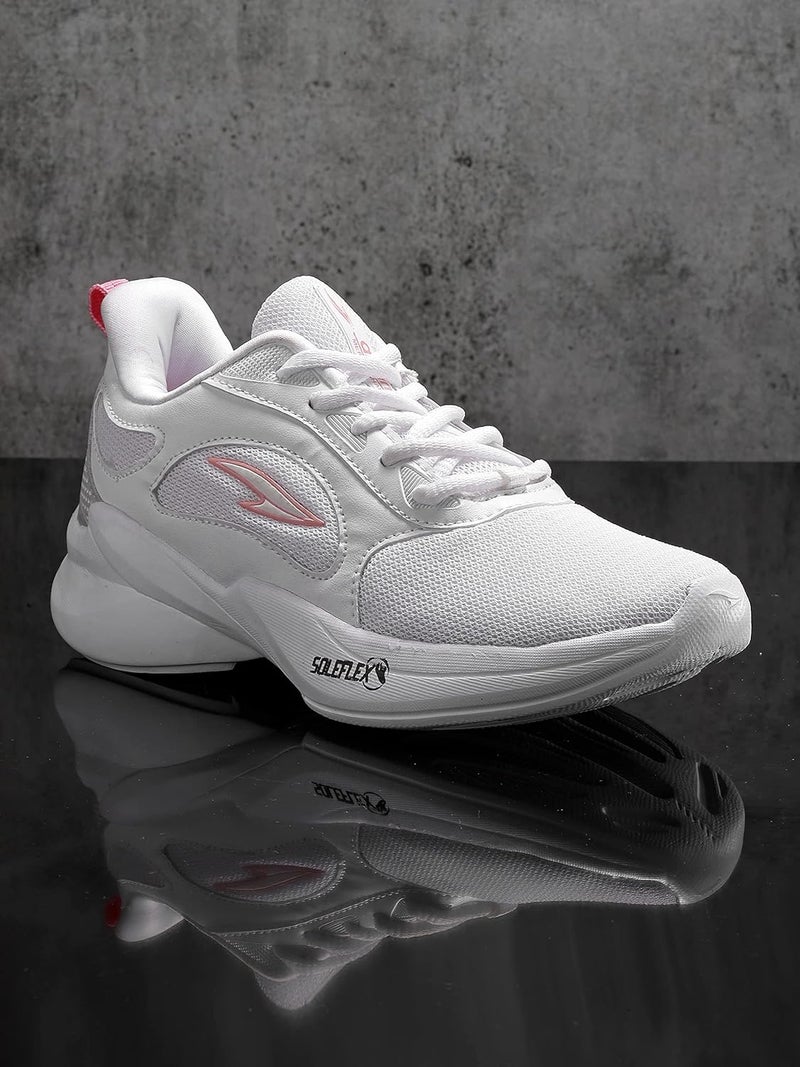 Asian White Sneakers for Women and Girls - Image 3