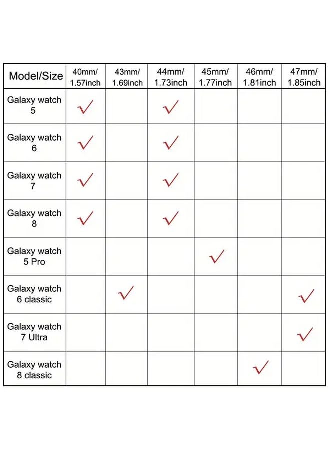 Titanium Golden Case Cover for Samsung Galaxy Watch 8 40mm Screen Protector Bumper - Image 3