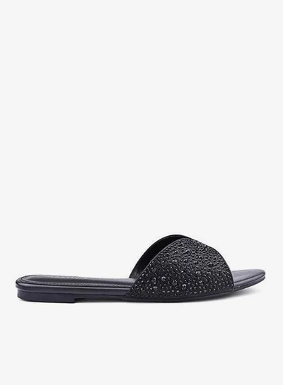 IconStyle Embellished Slide Sandals