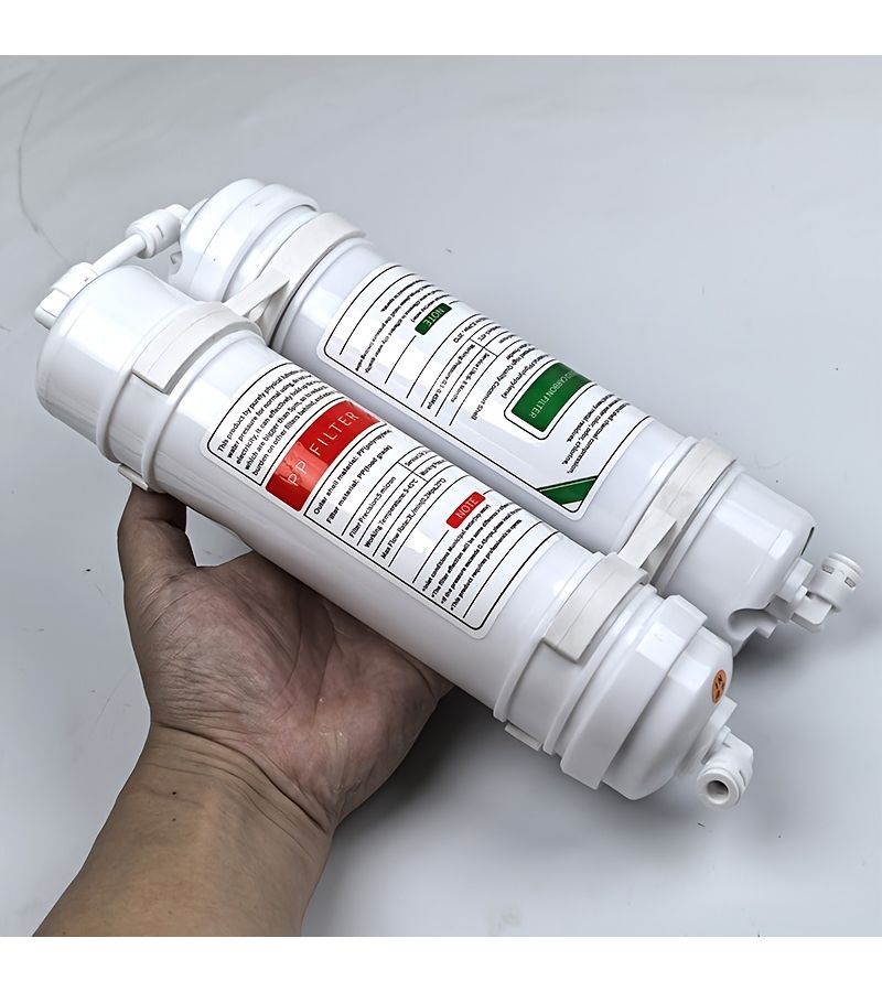 Universal Water Purifier Filter Cartridge Combo Set 3 8 Inch Quick Connector For Boiling Water Dispenser And Ice Maker Pre Filter - Image 2