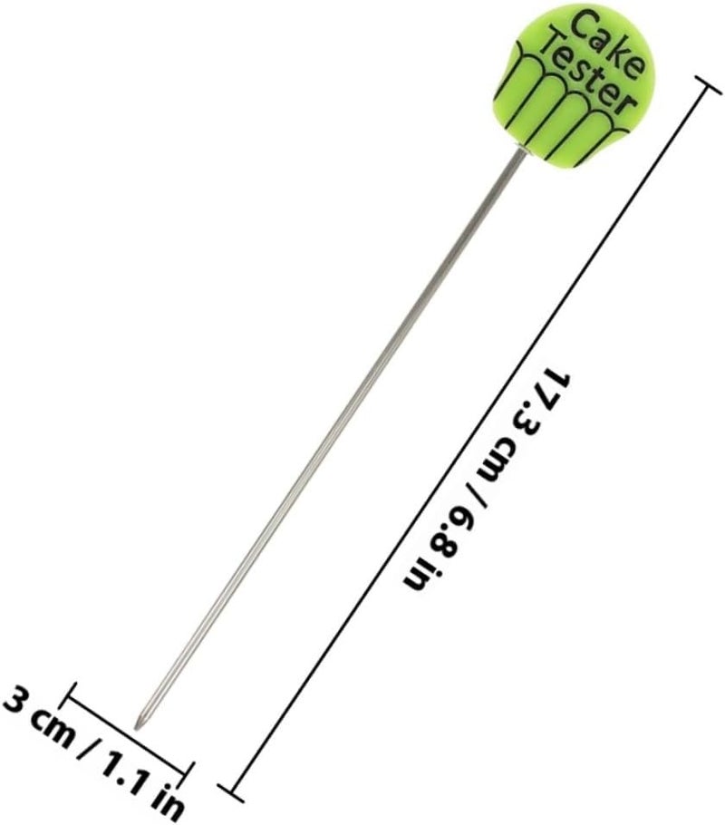 Luxshiny Stainless Steel Cake Tester Baking Needle Reusable Bread Testing Probe Kitchen Baking Tool for Home and Professional Bakers - Image 2