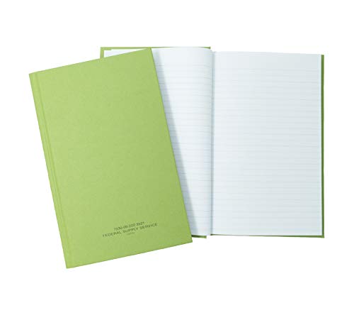 Tacticai Green Military Log Book, 5.25” x 8” - 192 Pages, Record Book for Record Keeping, Supply Chain, Inventory, Training, Maintenance & Field Operations, NSN 530-00-222-3521 - Image 1