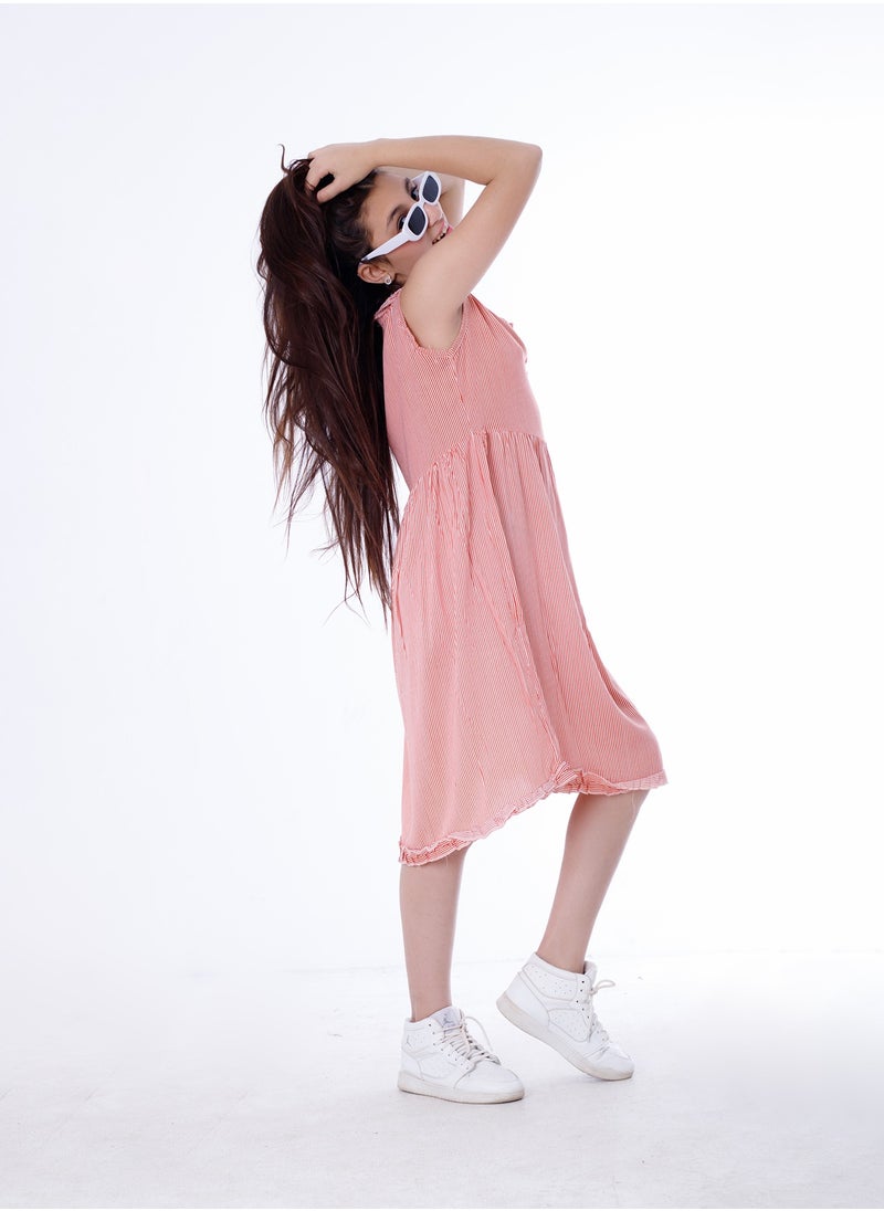 BEBO - Girls Dress Pink - Image 1