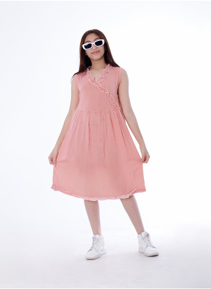 BEBO - Girls Dress Pink - Image 1