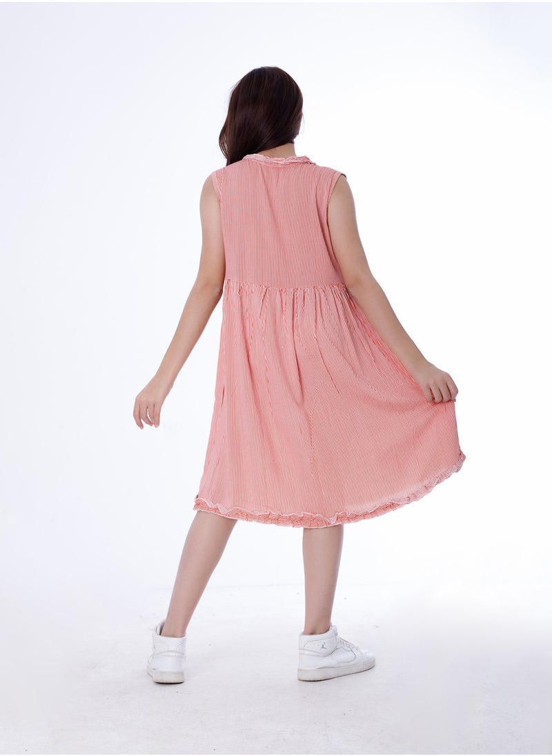 BEBO - Girls Dress Pink - Image 1