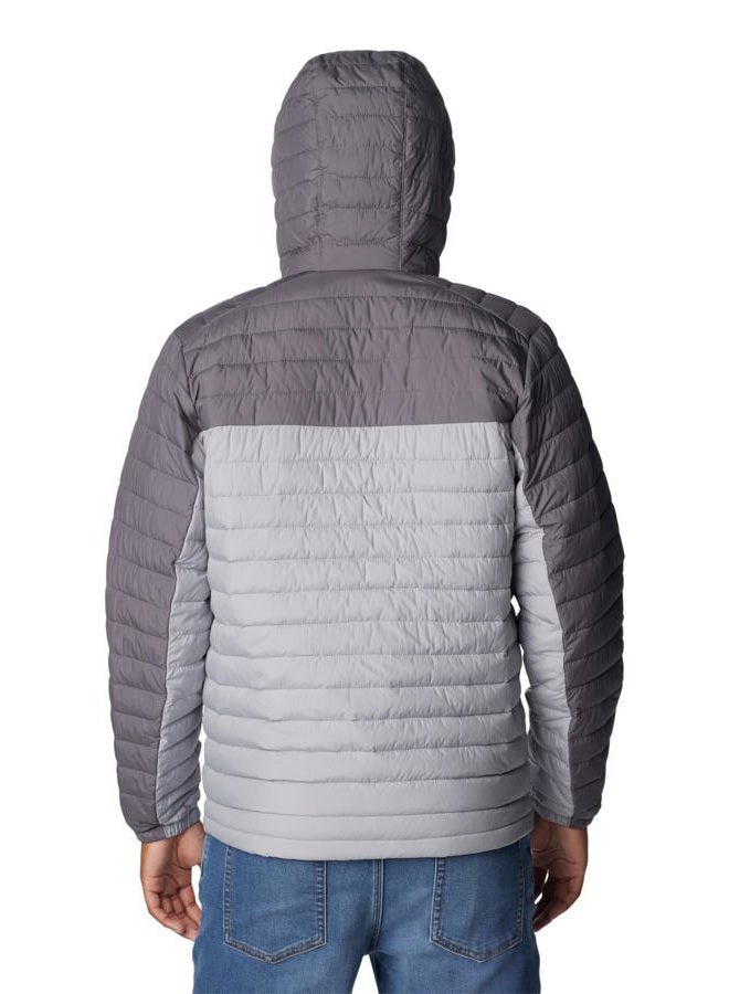 Columbia Men's Silver Falls Hooded Jacket, Columbia Grey/City Grey, 1X Big - Image 2