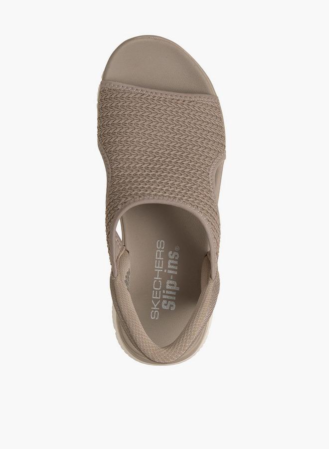 SKECHERS صنادل نسائية بسحاب سهل الارتداء مع حزام - Image 2