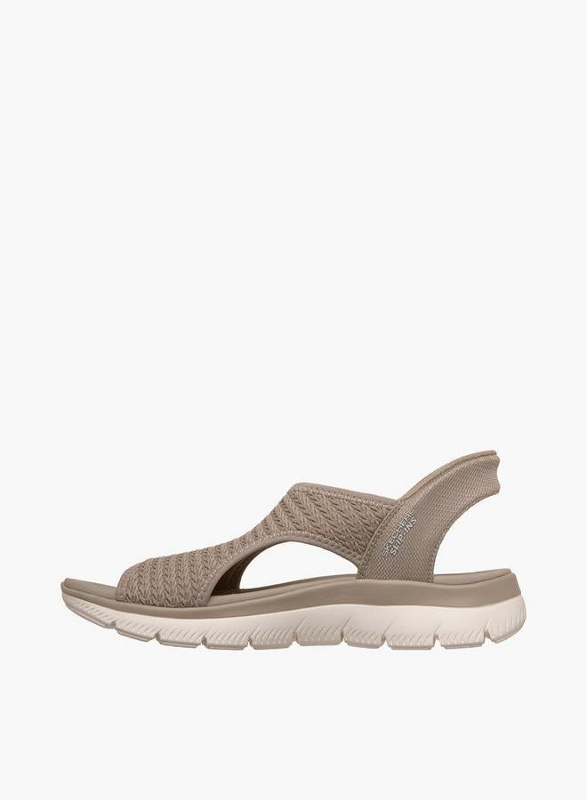 SKECHERS صنادل نسائية بسحاب سهل الارتداء مع حزام - Image 5