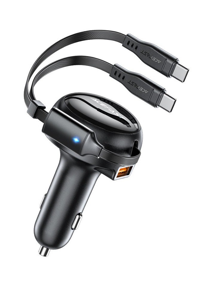 ACEFAST Fast Charge Car Charger B13 53W with 2-in-1 cable - Image 1