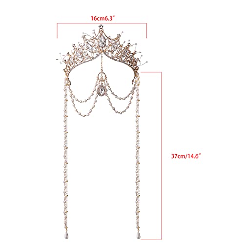BLESSUME Halo Crown Mary Goddess Headband Women's Halloween Costume Goddess Headpiece (Style 13) - Image 3