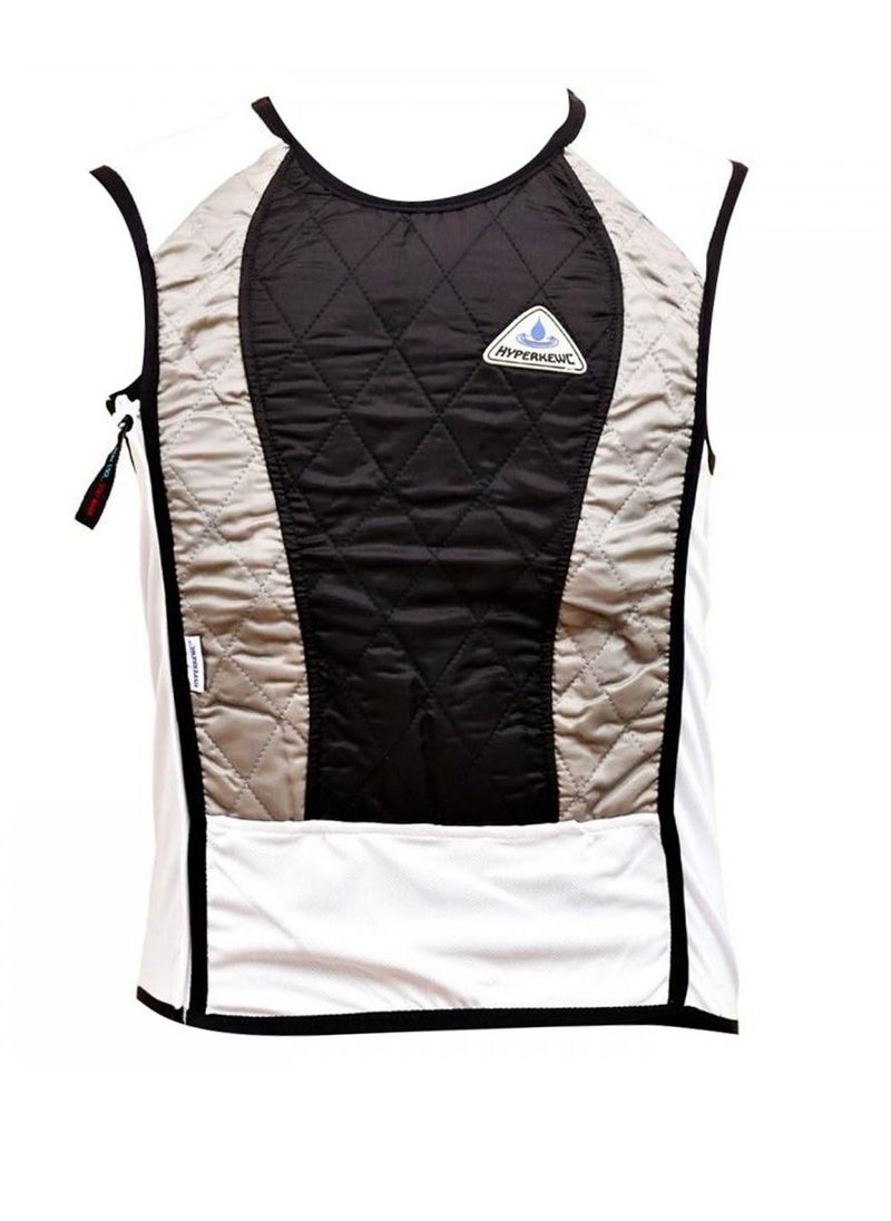 TECHNICHE Techniche 6531 Evaporative Cooling Ultra Sports Vest, Black silver  - Image 2