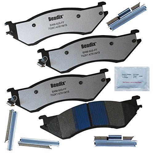 Bendix Fleet Metlok MKD702K1FM Brake Pads for Select Models Ford Econoline,Expedition Heritage HD,Lobo,Lincoln Navigator - Image 1