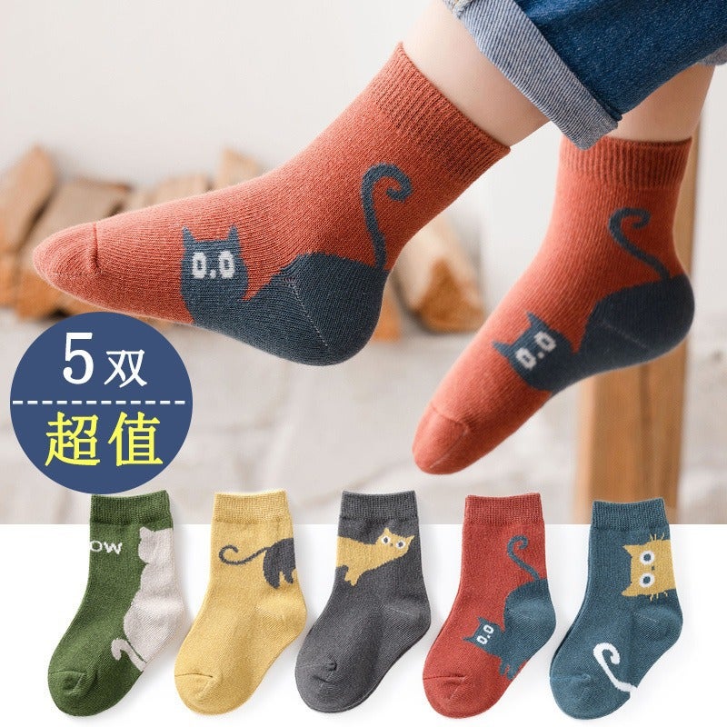 New Baby Socks Cotton Socks Korean Style Baby Socks Children'S Boys And Girls Autumn Socks Boneless Winter - Image 4