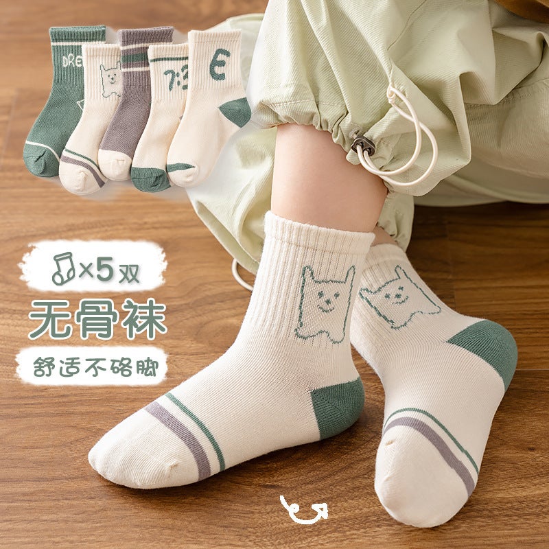 New Baby Socks Cotton Socks Korean Style Baby Socks Children'S Boys And Girls Autumn Socks Boneless Winter - Image 5