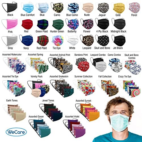 WECARE 50 Box, Individually-Wrapped Masks - Jet Black - Image 5