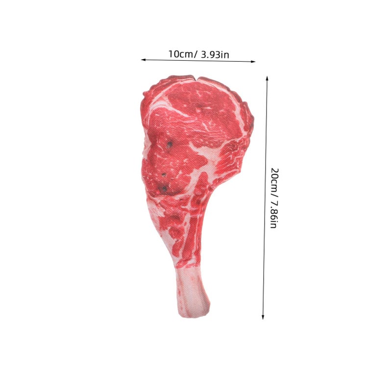 2 Sets Realistic Artificial Beef Steak Display Model Tabletop Photography Decoration Prop - Image 3