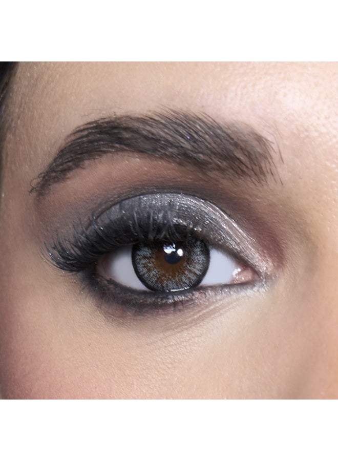 Amara Women Women's Color Contact Lens - Charcoal Gray  Monthly - Image 1