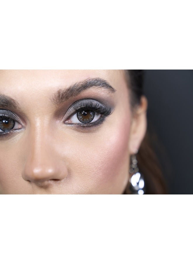 Amara Women Women's Color Contact Lens - Charcoal Gray  Monthly - Image 3