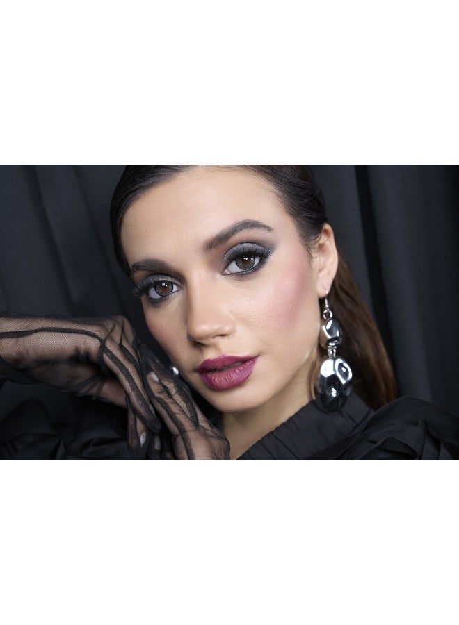 Amara Women Women's Color Contact Lens - Charcoal Gray  Monthly - Image 4
