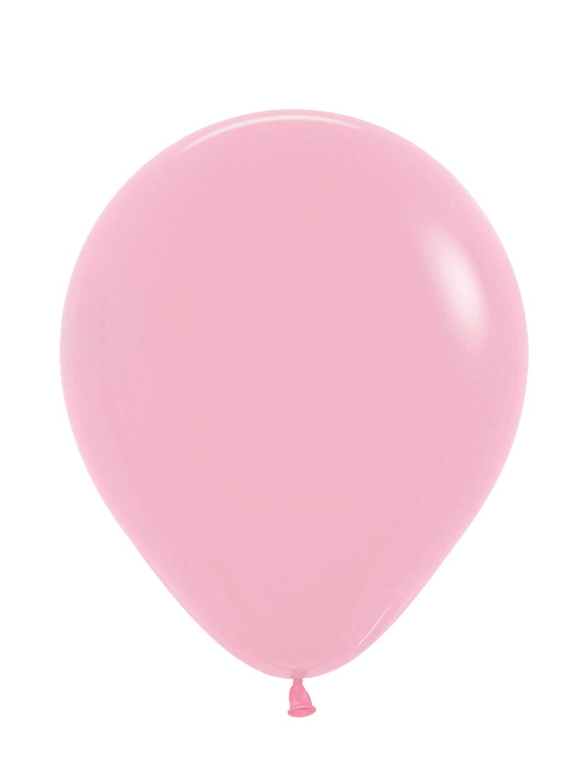 Sempertex 50 pcs,12" inch Round Balloons Pink - Image 1