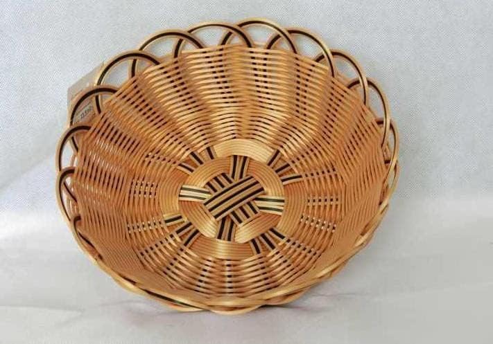 GODFLY Fruit Basket Heavy Duty Basket Round Shape for Ideal Use in Homes, Hotels, Restaurants, Catering and Gifting Purposes(1 pcs) - Image 1