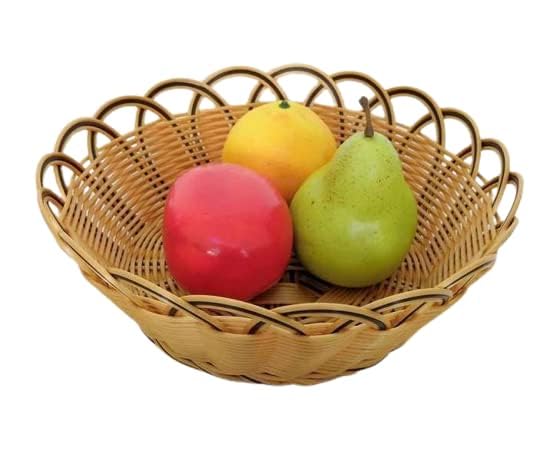 GODFLY Fruit Basket Heavy Duty Basket Round Shape for Ideal Use in Homes, Hotels, Restaurants, Catering and Gifting Purposes(1 pcs) - Image 3