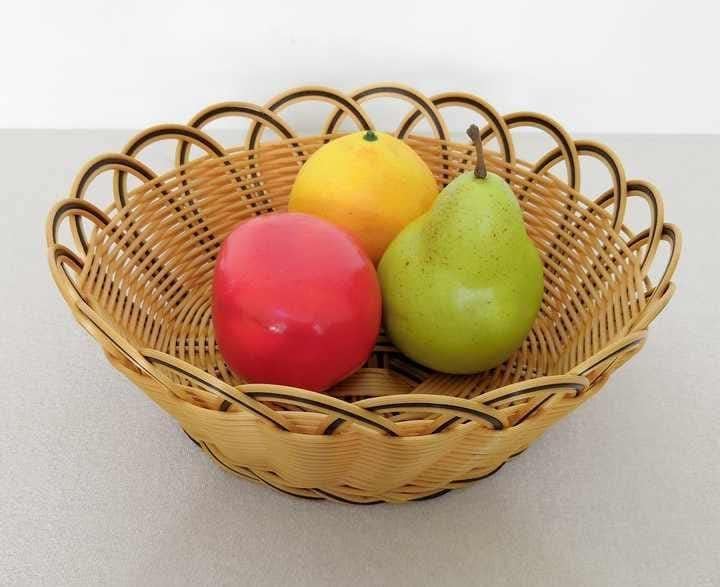 GODFLY Fruit Basket Heavy Duty Basket Round Shape for Ideal Use in Homes, Hotels, Restaurants, Catering and Gifting Purposes(1 pcs) - Image 2