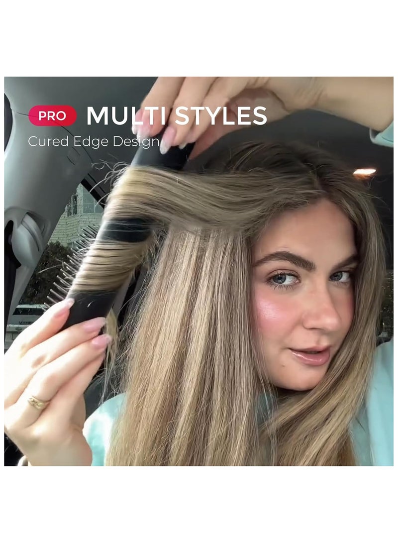 تايمو فرشاة تمليس الشعر اللاسلكية من تيمو بورتا برو، وضع الطاقة المزدوج، وردي - Image 5