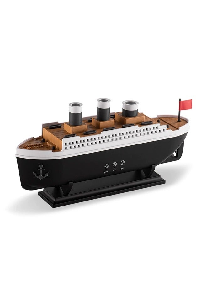 إيه تي إم مرطب هواء فاخر على شكل سفينة يعمل بالموجات فوق الصوتية وموزع للروائح - Image 5