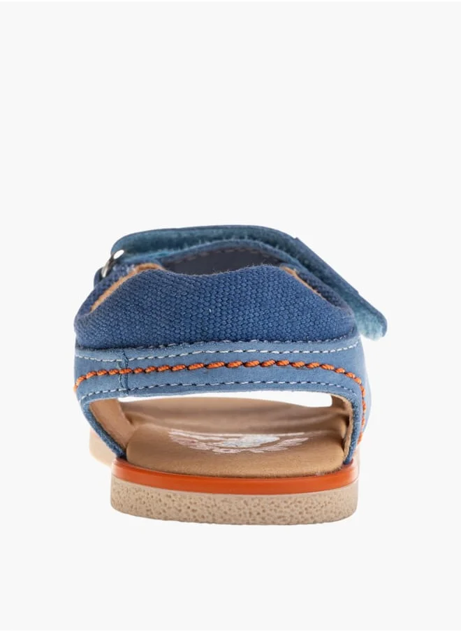 بابلوسكي Boys Strap Sandals With Hook And Loop Closure