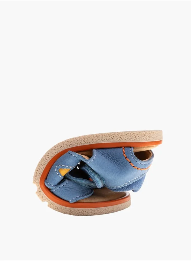 بابلوسكي Boys Strap Sandals With Hook And Loop Closure