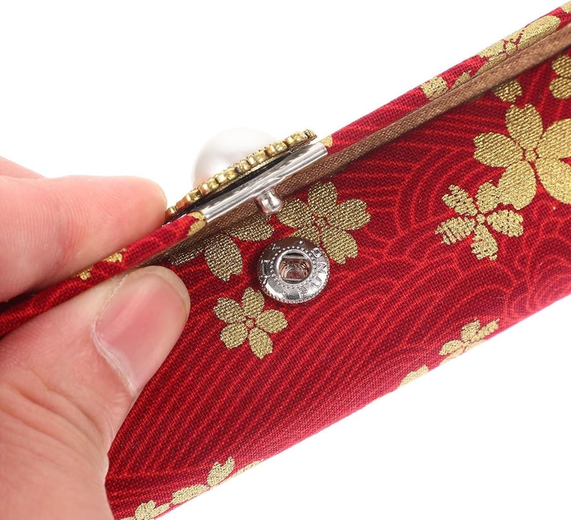 Women’s Lipstick Case and Lip Gloss Holder with Mirror, Vintage Floral Portable Cosmetic Storage Box for Travel and Purse, Delicate Design - Image 2