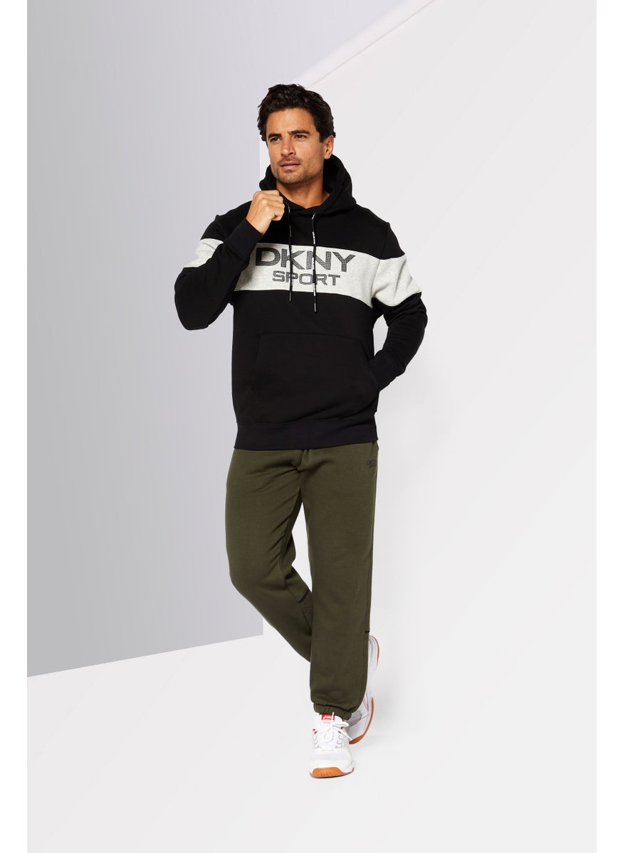 DKNY Sport Men Sportswear Fit Long Sleeve Outdoor Sweatshirt, Black  - Image 2