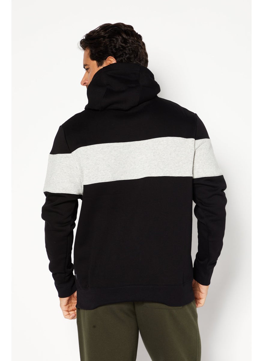 DKNY Sport Men Sportswear Fit Long Sleeve Outdoor Sweatshirt, Black  - Image 3