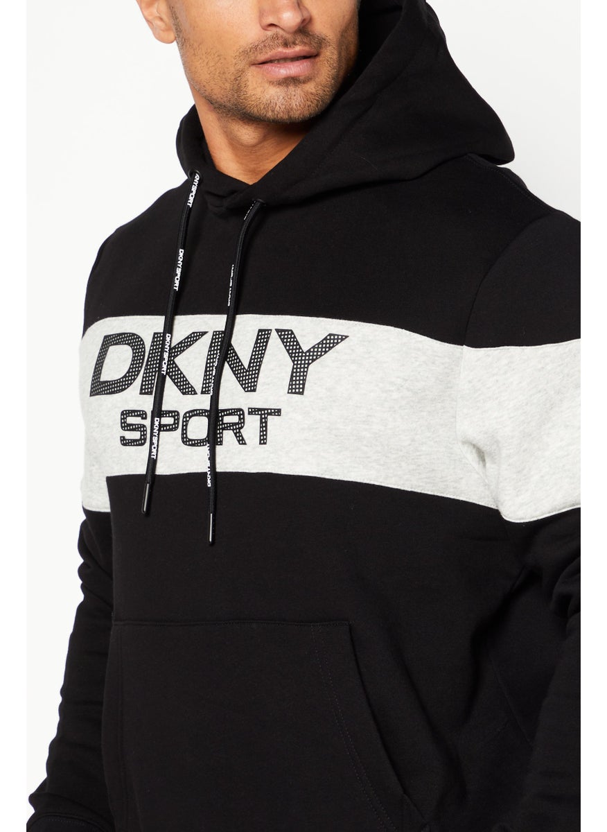 DKNY Sport Men Sportswear Fit Long Sleeve Outdoor Sweatshirt, Black  - Image 4