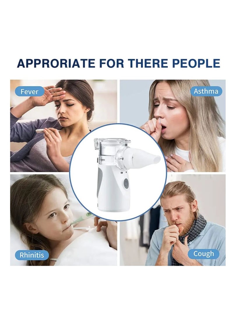 Filly - Ultrasonic Inhaler Mesh Nebulizer, household Nebulizer for children adult, Mini Handheld Portable steam nebulizer with mask, humidifier for home and travel(Assorted Colors) - Image 1