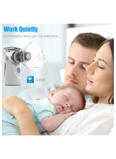 Filly Ultrasonic Inhaler Mesh Nebulizer, household Nebulizer for children adult, Mini Handheld Portable steam nebulizer with mask, humidifier for home and travel(Assorted Colors)  - Image 3