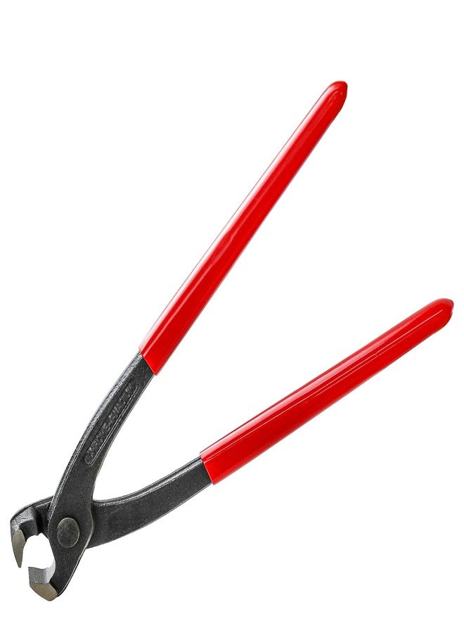 AKIHISA 9 inch Ear Clamp Pliers, Chrome Vanadium Steel Crimper Tool, Nail Remover, Pincer Crimper Tool for Pipe Hose Clamps - Image 1